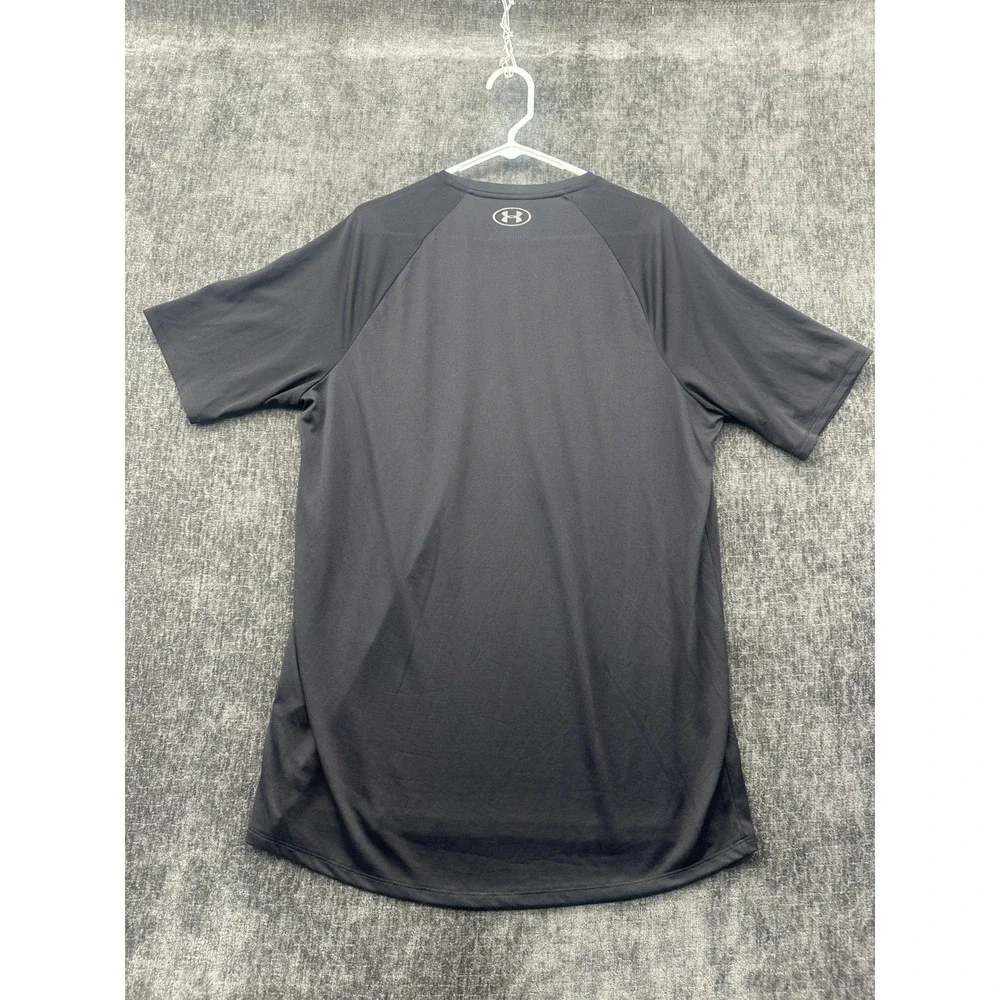 Under Armour Tech T Shirt‎ Mens XL Black Loose Fit Moisture Wicking Performance